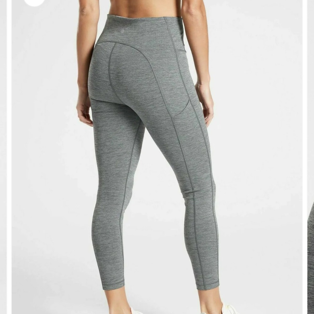 Athleta Ultimate Stash Pocket 7/8 Tight - Graphite